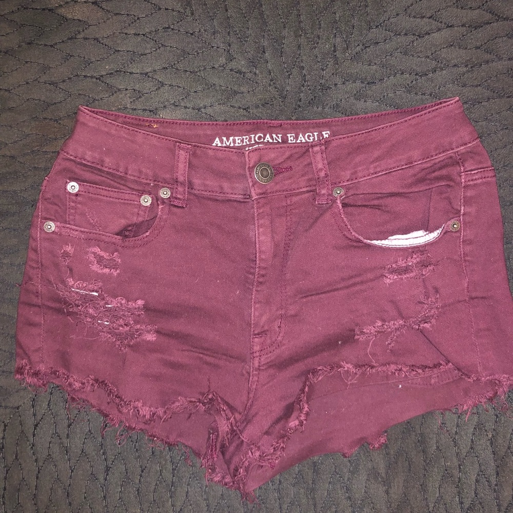 Maroon shorts